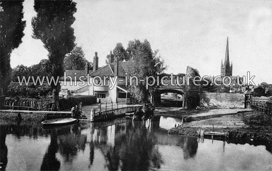 Pull's Ferry, Norwich, Norfolk. c.1904